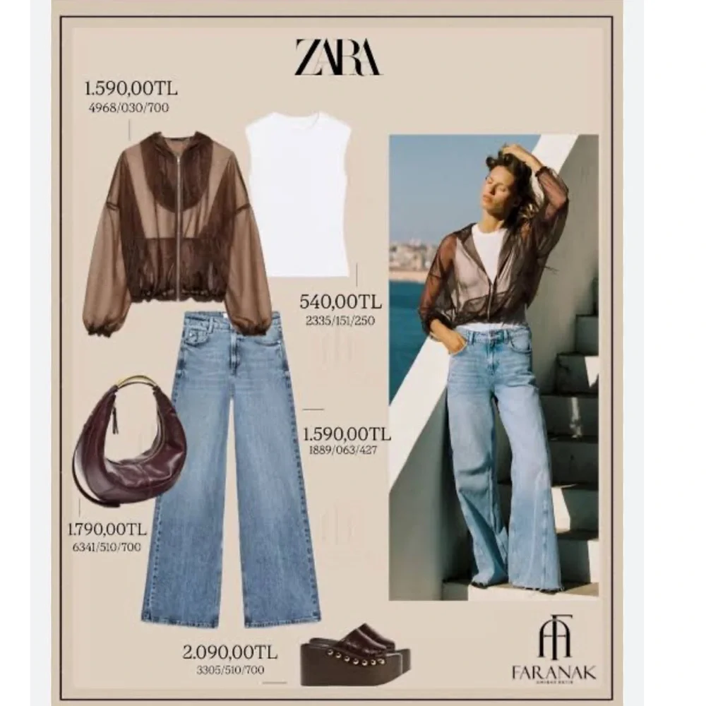 Zara hooded organza jacket - Picture 7 of 7